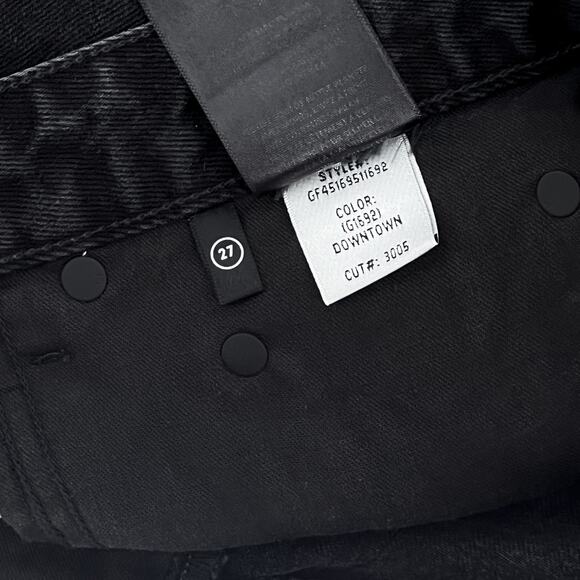 GRLFRND NWT The Amanda Boyfriend Jeans Downtown Black Women’s Size 27 Mid Rise - Picture 6 of 7